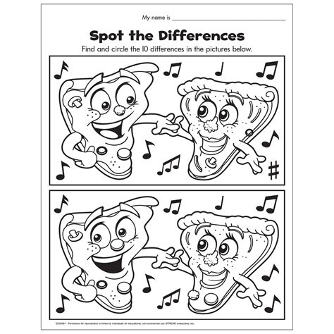 Spot The Difference Printable Logic Puzzles Printable