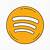 spotify icon aesthetic orange