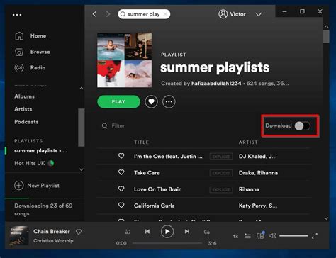 Select All Songs in a Spotify Playlist