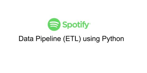 spotify data engineering project github