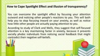 Spotlight Effect Vs Illusion Of Transparency