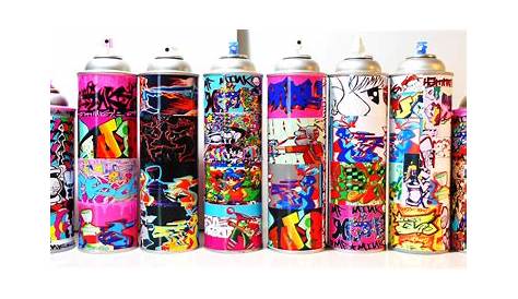 Graffiti Spray Can Art Vector Illustration: стоковая векторная графика