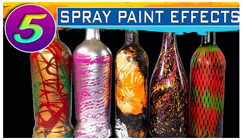 Top 5 Spray Paint Effects - 2017 - super easy tricks - YouTube