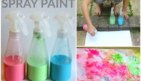 HOME DZINE Craft Ideas | Create art with spray paint