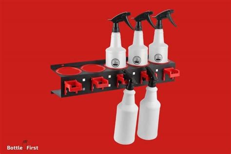 Spray Bottle Rack Diy