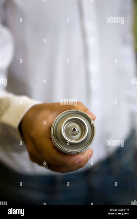 Spray Can Without Nozzle