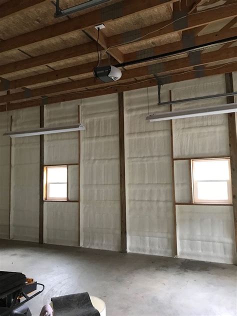 spray foam insulation pole barn ceiling