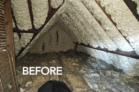 spray foam loft insulation problems