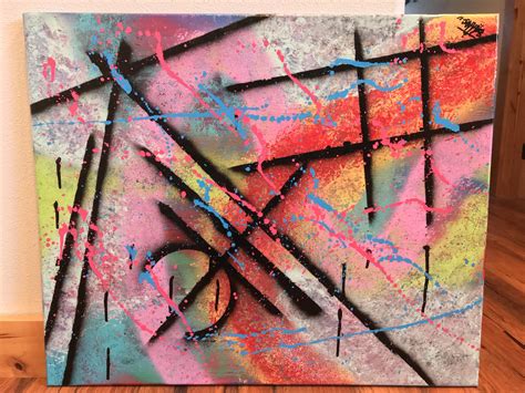 Spray Paint Abstract Art