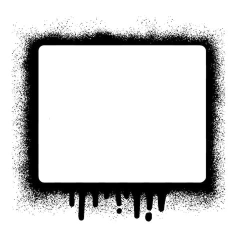 Spray Paint Black Frame