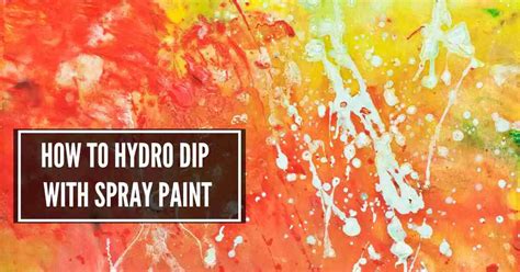 Spray Paint Dip Art