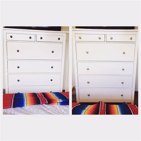 Spray Paint Hemnes Knobs