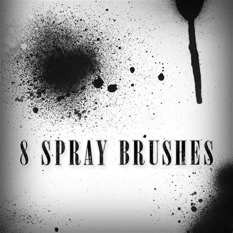 Spray Paint On Brush