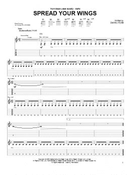 Spread Your Wings Guitar Tab