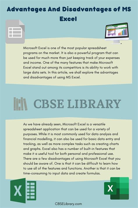 Spreadsheet Software Disadvantages