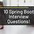 spring boot interview questions for experienced