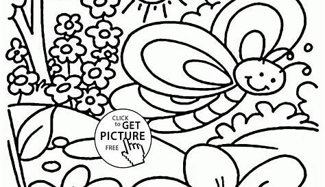 Spring Coloring Pages For Kids - Free Printable | No, YOU Need To Calm