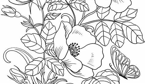 spring flower coloring pages Printables http://www.wallpaperartdesignhd