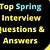 spring interview questions and answers for experienced javatpoint - questions &amp; answers
