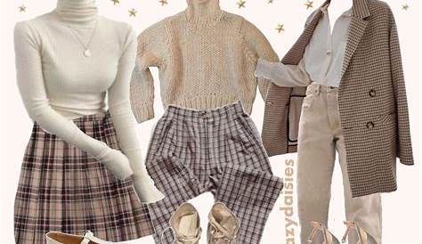 Spring Outfit Ideas Academia Vintage In 2021 Fashion s Aesthetic Clothes