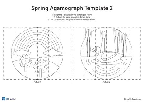 Spring Agamograph Free Printable