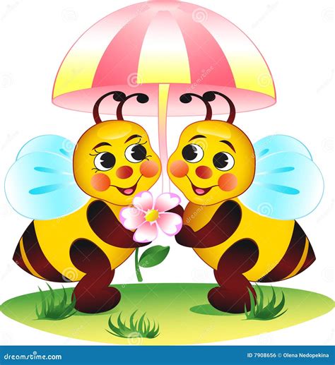 Spring Bees Clipart