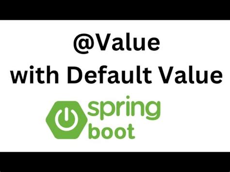 spring boot default value