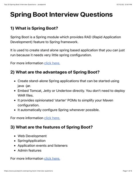 spring boot microservices interview questions javatpoint