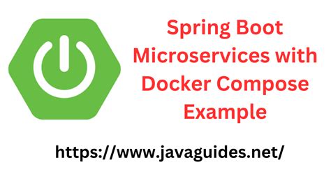 spring boot microservices with docker compose example github