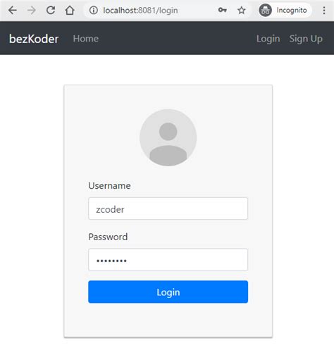 spring boot react js login example