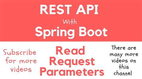 spring boot rest api query parameters example