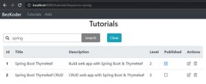 spring boot thymeleaf crud example tutorial