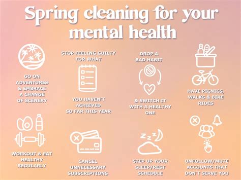 spring clean your mental health