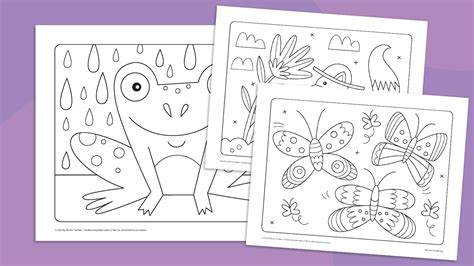 Spring Coloring Pages For 2Nd Grade
