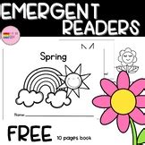 Spring Emergent Reader Printable Book