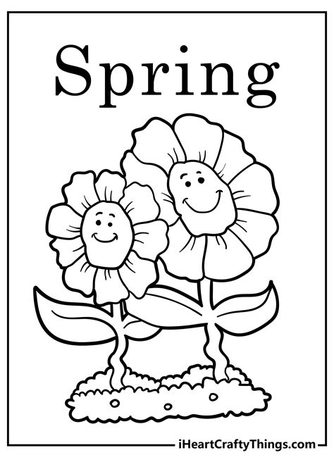 Spring Fling Coloring Pages