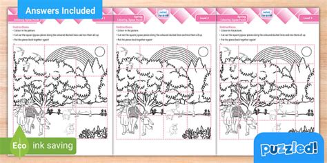 Spring Jigsaw Puzzle Printable