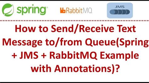 spring jms send message to queue example