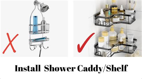 Spring Loaded Shower Caddy Instructions