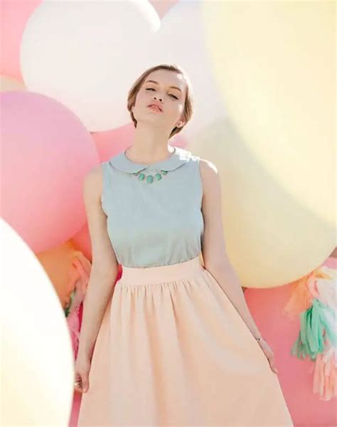 spring outfit pastel