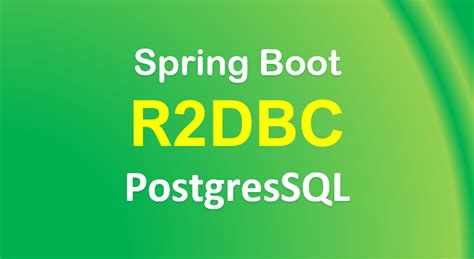 spring r2dbc postgresql example