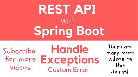 Spring Rest Return Error Message
