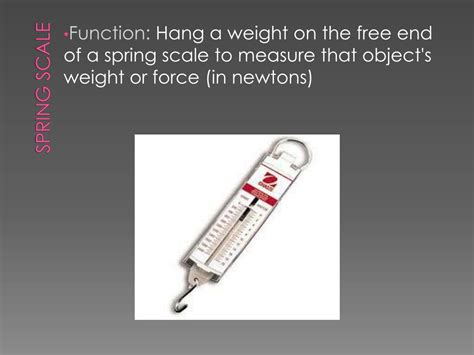 Spring Scale Function