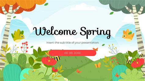 Spring Template Google Slides Free