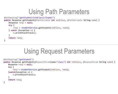 Spring Trim Request Parameters
