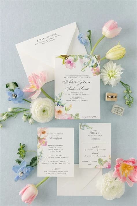 14+ Spring Wedding Invitations