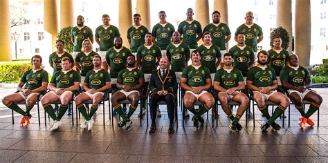 springbok team for this weekend