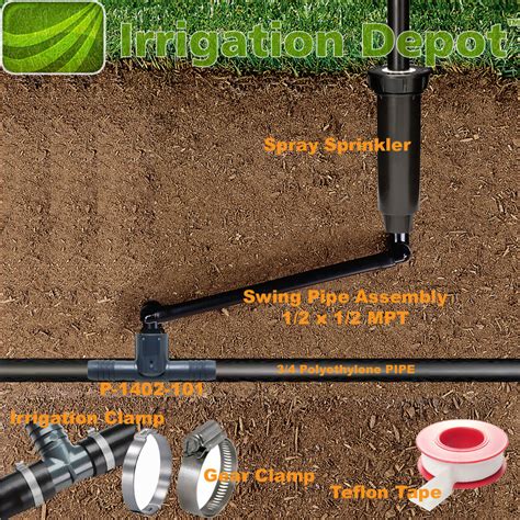 Sprinkler Head Swing Joint