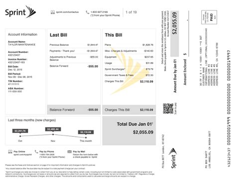 sprint bill pay number chat