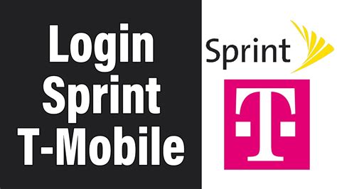sprint login t mobile